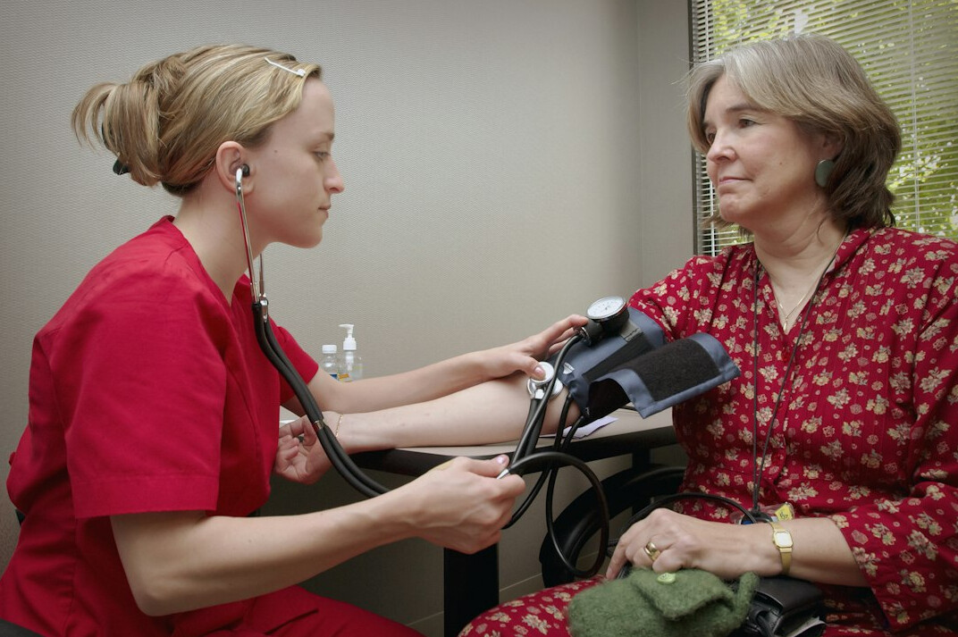 nurse with patient