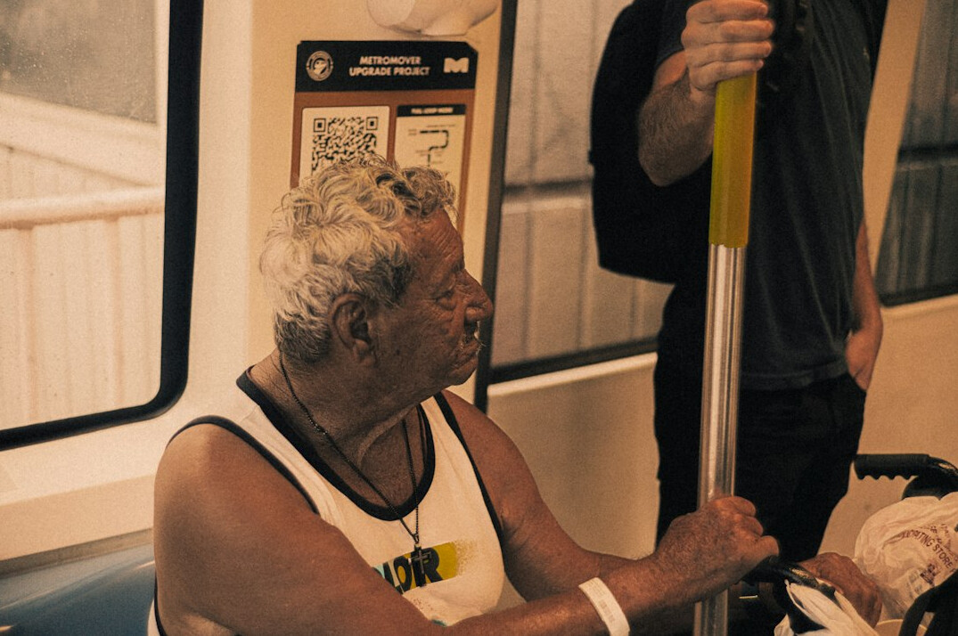 senior patient doing physical therapy